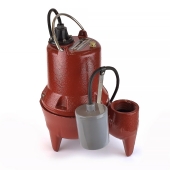 Liberty Pumps Automatic Sewage Pump w/ Wide Angle Float Switch, 25' cord, 4/10 HP, 115V - Image 1