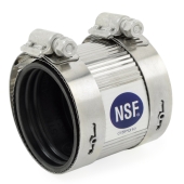 1-1/2" No-Hub Coupling, NSF Everhot