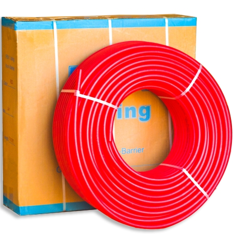 Everhot 1" x 300ft PEX Plumbing Tubing, Non-Barrier (Red)
