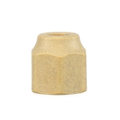 Everhot 1/4" Forged Brass Flare Nut - Image 3