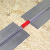 Everhot 2ft long x 4" wide, 1/2" PEX Aluminum Heat Transfer Plates (100/box), Omega-Shaped, Made in the USA - Image 3