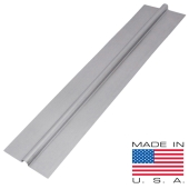 Everhot 2ft long x 4" wide, 1/2" PEX Aluminum Heat Transfer Plates (100/box), Omega-Shaped, Made in the USA - Image 1