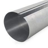 6" x 2ft Galvanized Snap-Lock Flue Pipe, 24 GA Juniper Industries