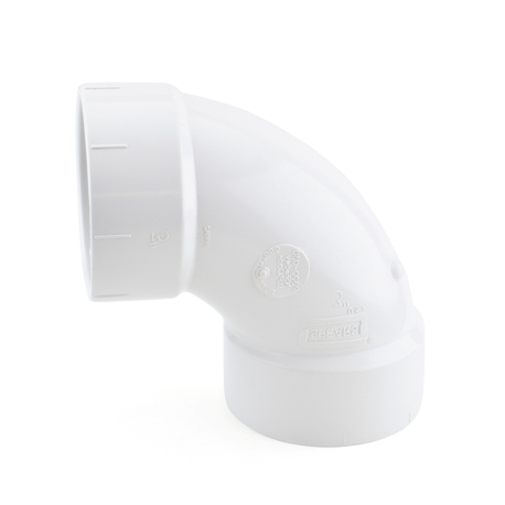 Spears 3" PVC DWV 90&deg; Elbow