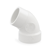 Spears 1-1/2" PVC DWV 60&deg; Street Elbow - Image 1