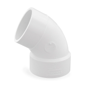 Spears 3" PVC DWV 60&deg; Street Elbow - Image 1