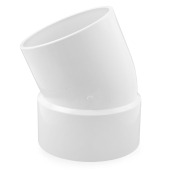 Spears 8" PVC DWV 22.5° Street Elbow - Image 2
