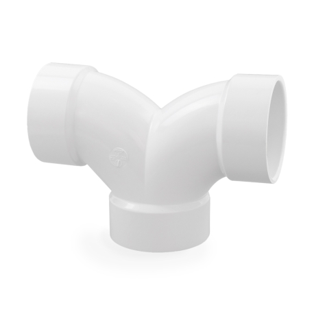 Spears 3" PVC DWV 90&deg; Double Elbow