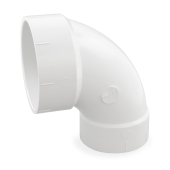 Spears 3" x 4" PVC DWV 90&deg; Reducing Elbow (Closet Bend) - Image 2