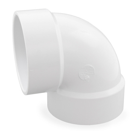 Spears 4" PVC DWV 90&deg; Vent Elbow