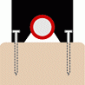 Peter Mangone Stand-off Clips for 3/8" PEX (100/box) - Image 2