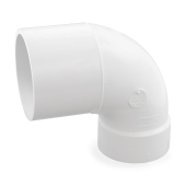 3" x 4" PVC DWV 90&deg; Reducing Elbow (Closet Bend), Socket x Spigot Spears