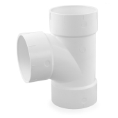 Spears 6" PVC DWV Sanitary Tee - Image 1