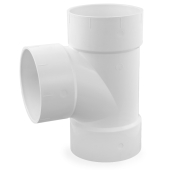 Spears 8" PVC DWV Sanitary Tee - Image 1