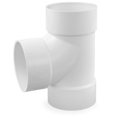 Spears 8" PVC DWV Sanitary Tee - Image 2