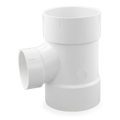 Spears 6" x 6" x 4" PVC DWV Sanitary Tee - Image 2