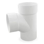 Spears 6" PVC DWV Sanitary Street Tee (Spigot x Socket x Socket) - Image 1