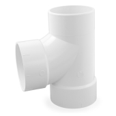 Spears 6" PVC DWV Sanitary Street Tee (Spigot x Socket x Socket) - Image 2