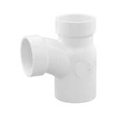 Spears 2" x 1-1/2" x 1-1/2" PVC DWV Sanitary Street Tee (Spigot x Socket x Socket) - Image 1
