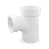 Spears 2" x 2" x 1-1/2" PVC DWV Sanitary Street Tee (Spigot x Socket x Socket) - Image 1