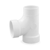 2" PVC DWV Sanitary Street Tee (Spigot x Socket x Socket) Spears