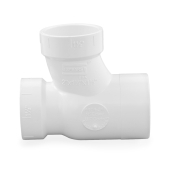 2" x 1-1/2" x 1-1/2" PVC DWV Sanitary Street Tee (Spigot x Socket x Socket) Spears