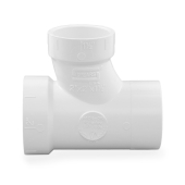 2" x 2" x 1-1/2" PVC DWV Sanitary Street Tee (Spigot x Socket x Socket) Spears