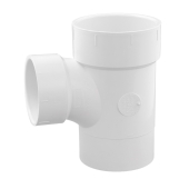 4" x 4" x 3" PVC DWV Sanitary Street Tee (Spigot x Socket x Socket) Spears