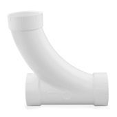 Spears 4" PVC DWV Wye and 45&deg; Elbow Combo - Image 2