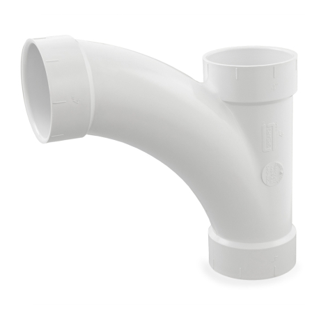 Spears 4" PVC DWV Wye and 45&deg; Elbow Combo