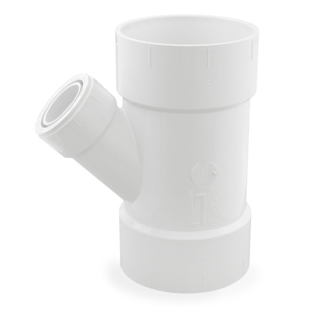 Spears 6" x 6" x 2" PVC DWV Wye