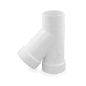 Spears 2" PVC DWV Street Wye (Spigot x Socket x Socket) - Image 2