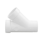 Spears 2" PVC DWV Street Wye (Spigot x Socket x Socket) - Image 3