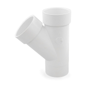 Spears 3" PVC DWV Street Wye (Spigot x Socket x Socket) - Image 1