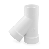 Spears 3" PVC DWV Street Wye (Spigot x Socket x Socket) - Image 2