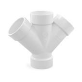 Spears 3" PVC DWV Double Wye - Image 3