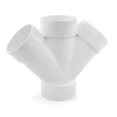 Spears 6" PVC DWV Double Wye - Image 2
