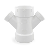 Spears 3" x 1-1/2" PVC DWV Double Wye - Image 1