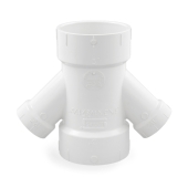 Spears 3" x 1-1/2" PVC DWV Double Wye - Image 2