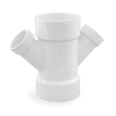 Spears 3" x 1-1/2" PVC DWV Double Wye - Image 3