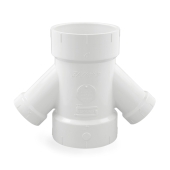 Spears 4" x 2" PVC DWV Double Wye - Image 2