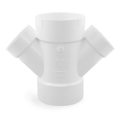 Spears 6" x 4" PVC DWV Double Wye - Image 1