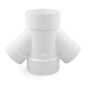 Spears 6" x 4" PVC DWV Double Wye - Image 2