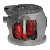 Liberty Pumps 1/2 HP Pro680 Duplex Sewage System w/ LE52M Pumps, 30" x 24" Basin & Indoor Control, 230V, 10' cord - Image 7