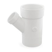 4" x 4" x 2" PVC DWV Street Wye (Spigot x Socket x Socket) Spears