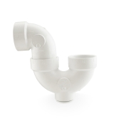 Spears 1-1/2" PVC DWV P-Trap w/ Cleanout - Image 1