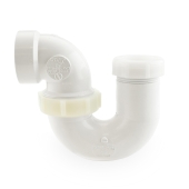 Spears 1-1/2" PVC DWV L.A. P-Trap w/ Plastic Nut - Image 1