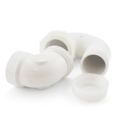 Spears 1-1/2" PVC DWV L.A. P-Trap w/ Plastic Nut - Image 2