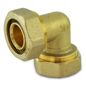 Everhot 1" x 1" PEX-AL-PEX Compression Elbow - Image 1