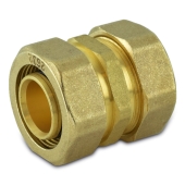Everhot 1" x 1" PEX-AL-PEX Compression Coupling - Image 1